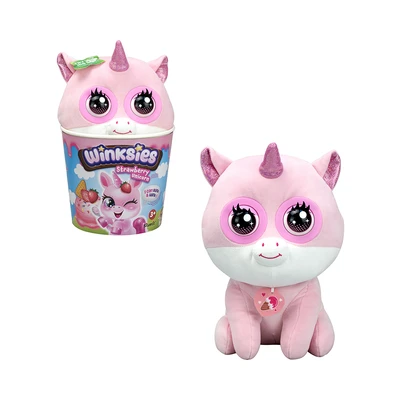 Gambar Silverlit Winksies Boneka Plush Strawberry Unicorn - Pink