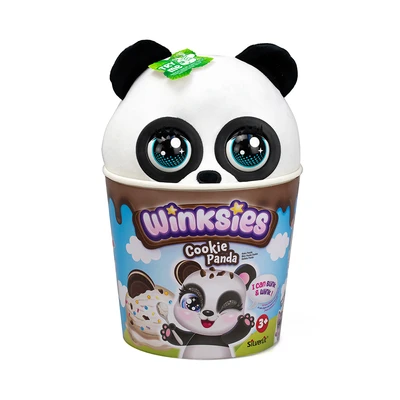 Gambar Silverlit Winksies Boneka Plush Cookie Panda - Putih/hitam