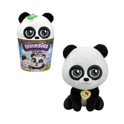 Gambar Silverlit Winksies Boneka Plush Cookie Panda - Putih/hitam