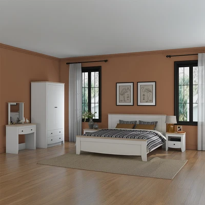 Gambar Informa 160x200 cm Kasablanka Set Kamar Tidur - Putih