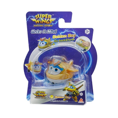 Gambar Alpha Group Superwings Stunt & Pull Back Golden Boy - Gold