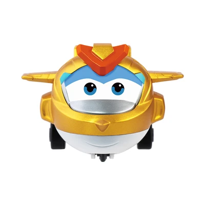 Gambar Alpha Group Superwings Stunt & Pull Back Golden Boy - Gold