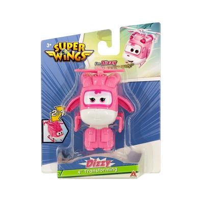 Gambar Alpha Group Robot Superwings Transforming Dizzy Reguler - Pink
