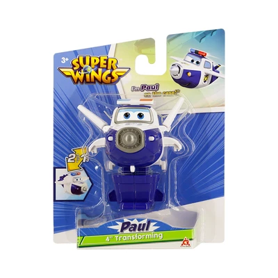 Gambar Alpha Group Robot Superwings Transforming Paul Reguler - Biru
