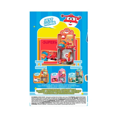Gambar Alpha Group Playset Superwings Home Visit Jett Home - Merah