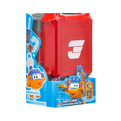 Gambar Alpha Group Playset Superwings Home Visit Marty Home - Oranye