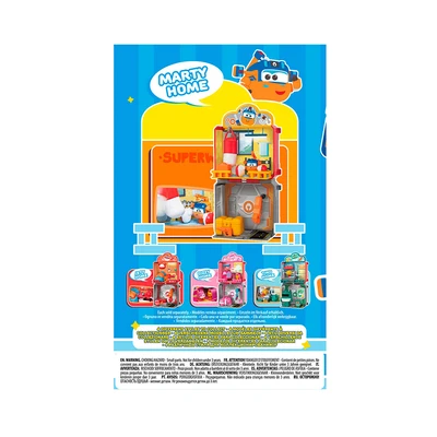Gambar Alpha Group Playset Superwings Home Visit Marty Home - Oranye
