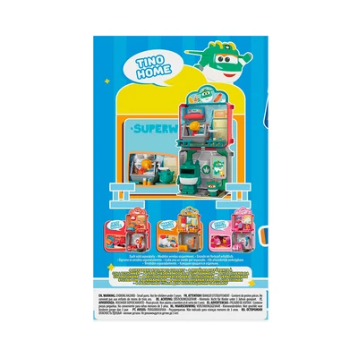 Gambar Alpha Group Playset Superwings Home Visit Tino Home - Hijau
