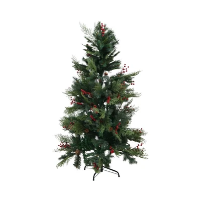 Gambar Noelle 150 cm Pohon Natal Christmas Pine Cone Berry - Hijau