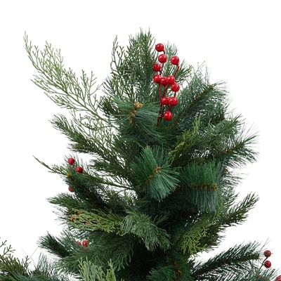 Gambar Noelle 150 cm Pohon Natal Christmas Pine Cone Berry - Hijau