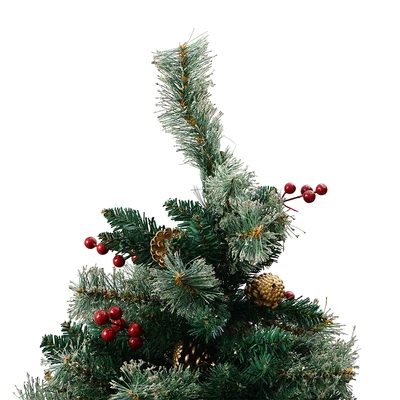 Gambar Noelle 120 cm Pohon Natal Christmas Prelit Berry Cone- Hijau