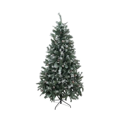 Gambar Noelle 210 cm Pohon Natal Christmas Frosty Mix Pine Cone - Hijau