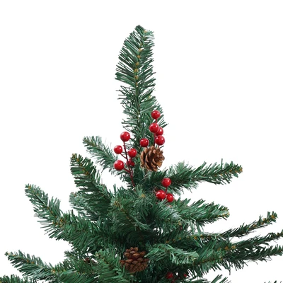 Gambar Noelle 180 cm Pohon Natal Christmas Natural Cone Berry - Hijau