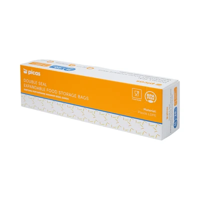 Gambar Picas Plastik Ziplock Makanan Double Zipper Medium Set 20 pcs