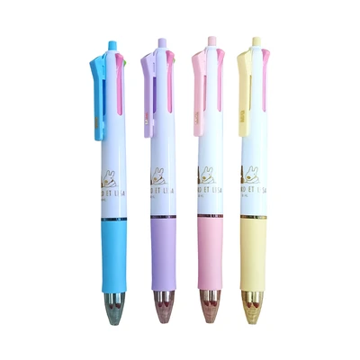 Gambar M&g Pulpen Semi Gel 4 Warna 0.7 Mm Gaspard Et Lisa Random