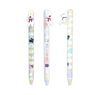 Gambar M&g Pulpen Hitam Erasable 0.5 Mm Gaspard Et Lisa Qgpj6871 Random