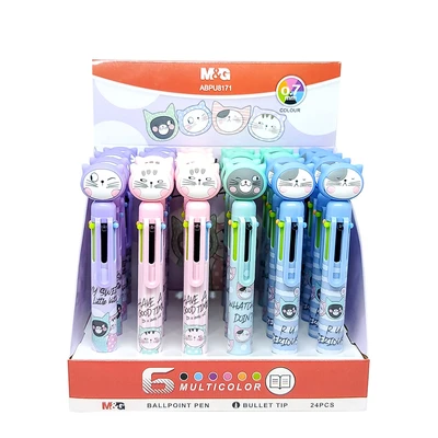Gambar M&g Pulpen 6 Warna 0.7 Mm So Many Cats Random