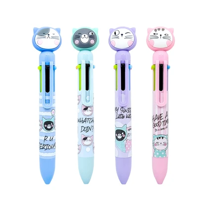 Gambar M&g Pulpen 6 Warna 0.7 Mm So Many Cats Random