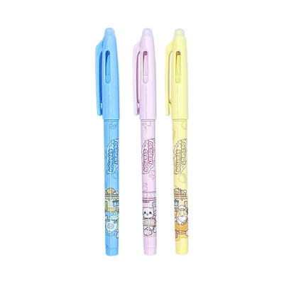 Gambar M&g Pulpen Hitam Erasable 0.5 Mm Dessert Station Random