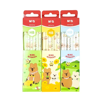 Gambar M&g Pensil Kayu Hb Hexagonal Kiki Ouokka Random