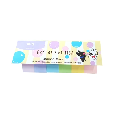 Gambar M&g Sticky Flags Gaspard Et Lisa 6 Pcsx40 Lembar Random