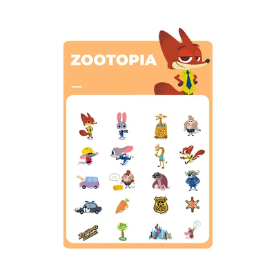 Gambar Ataru Set 40 Pcs Stiker Disney Random