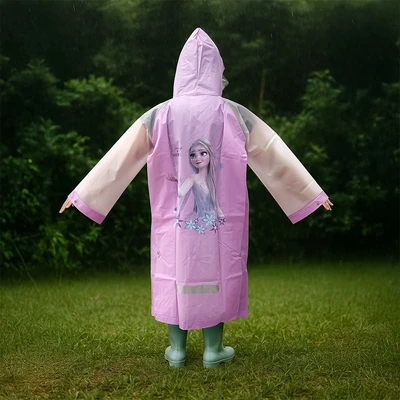 Gambar Ataru Ukuran XXXL Jas Hujan Anak Frozen - Ungu