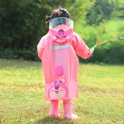 Gambar Ataru Ukuran XXL Jas Hujan Anak Lotso - Pink