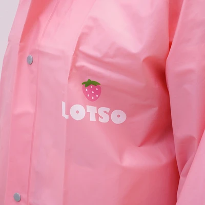Gambar Ataru Ukuran 3XL Jas Hujan Anak Lotso - Pink
