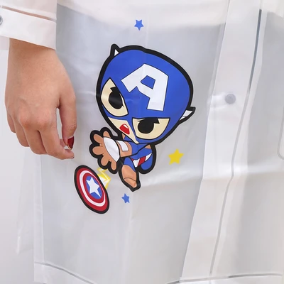 Gambar Ataru Ukuran XXL Jas Hujan Anak Marvel - Biru
