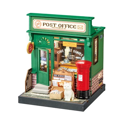 Gambar Rolife Set Puzzle 3d Century Post Office - Hijau