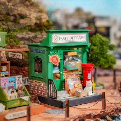 Gambar Rolife Set Puzzle 3d Century Post Office - Hijau