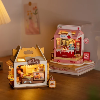 Gambar Rolife Puzzle 3d Teddys Breadbox Set 67 Pcs - Putih/kuning