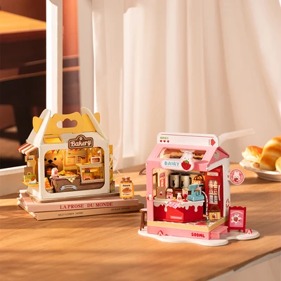 Gambar Rolife Puzzle 3d Teddys Breadbox Set 67 Pcs - Putih/kuning