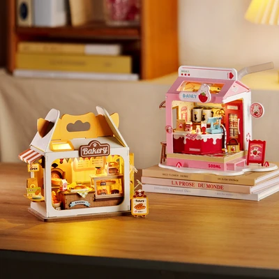 Gambar Rolife Puzzle 3d Strawberry Milk Box Set 73 Pcs - Pink