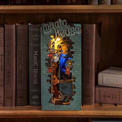 Gambar Rolife Puzzle 3d Magic House Set 216 Pcs - Abu-abu