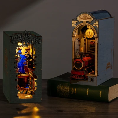 Gambar Rolife Puzzle 3d Magic House Set 216 Pcs - Abu-abu