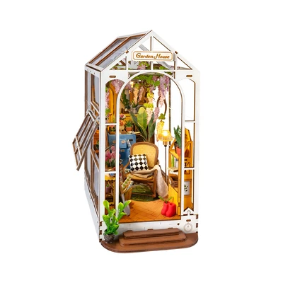 Gambar Rolife Puzzle 3d Holiday Garden House Set 176 Pcs - Putih