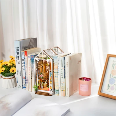 Gambar Rolife Puzzle 3d Holiday Garden House Set 176 Pcs - Putih