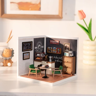 Gambar Rolife Miniatur 3d Daily Inspiration Cafe Set 100 Pcs - Mix