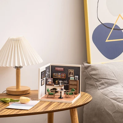 Gambar Rolife Miniatur 3d Daily Inspiration Cafe Set 100 Pcs - Mix