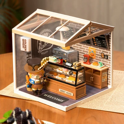 Gambar Rolife Miniatur 3d Golden Wheat Bakery Set 110 Pcs - Mix