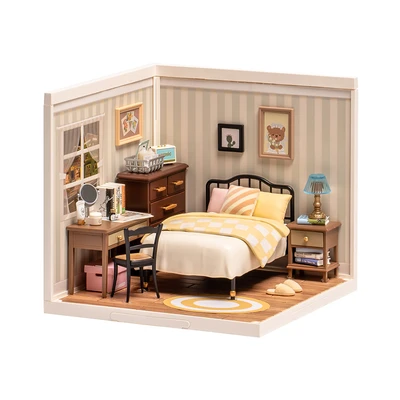 Gambar Rolife Miniatur 3d Sweet Dream Bedroom Set 95 Pcs - Mix