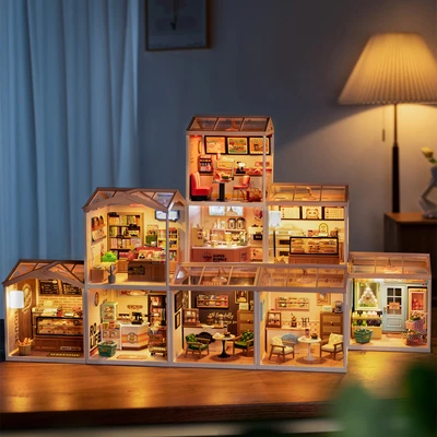 Gambar Rolife Miniatur 3d Yum Yum Burgers Set 110 Pcs - Mix