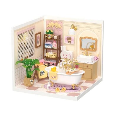 Gambar Rolife Miniatur 3d Pop Bubble Bathroom Set 103 Pcs - Mix