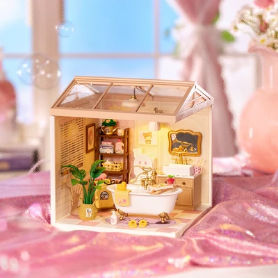 Gambar Rolife Miniatur 3d Pop Bubble Bathroom Set 103 Pcs - Mix