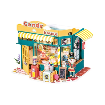 Gambar Rolife Puzzle 3d Rainbow Candy House Set 179 Pcs - Mix