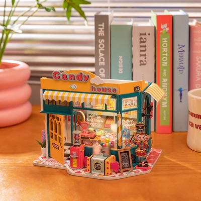 Gambar Rolife Puzzle 3d Rainbow Candy House Set 179 Pcs - Mix