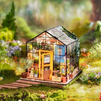 Gambar Rolife Puzzle 3d Cathys Flower House Set 389 Pcs - Mix