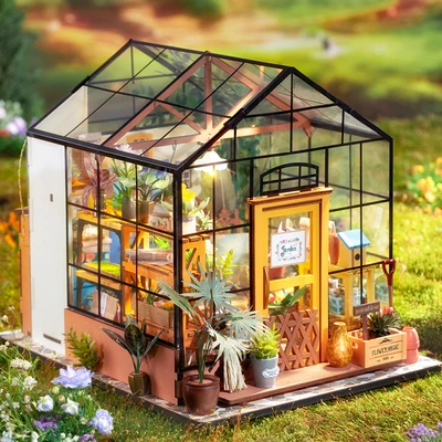 Gambar Rolife Puzzle 3d Cathys Flower House Set 389 Pcs - Mix